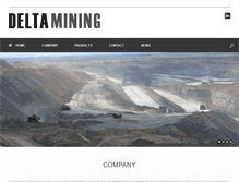 Tablet Screenshot of deltaminingequipment.com